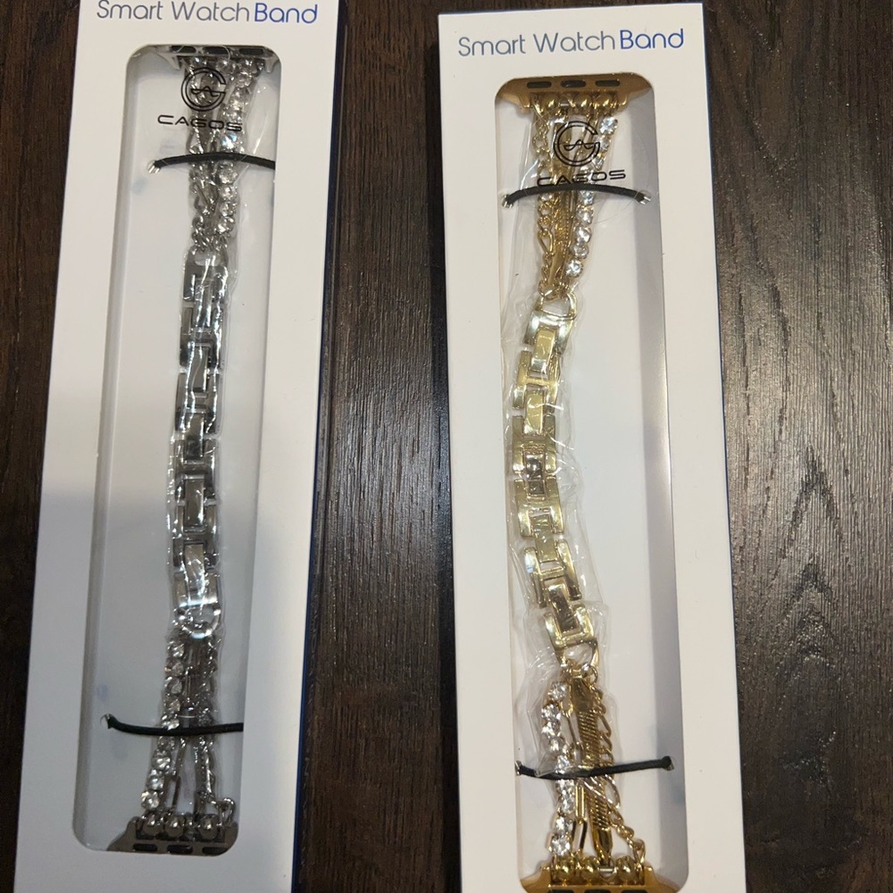 CAGOS Smart Watch Bands in Silver and Gold